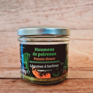 Houmous de poireaux - patate douce